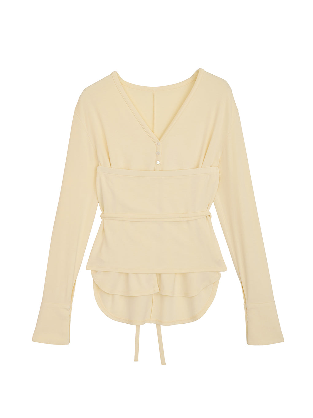 RELAX CUT TOP WITH 2WAY BARE TOP