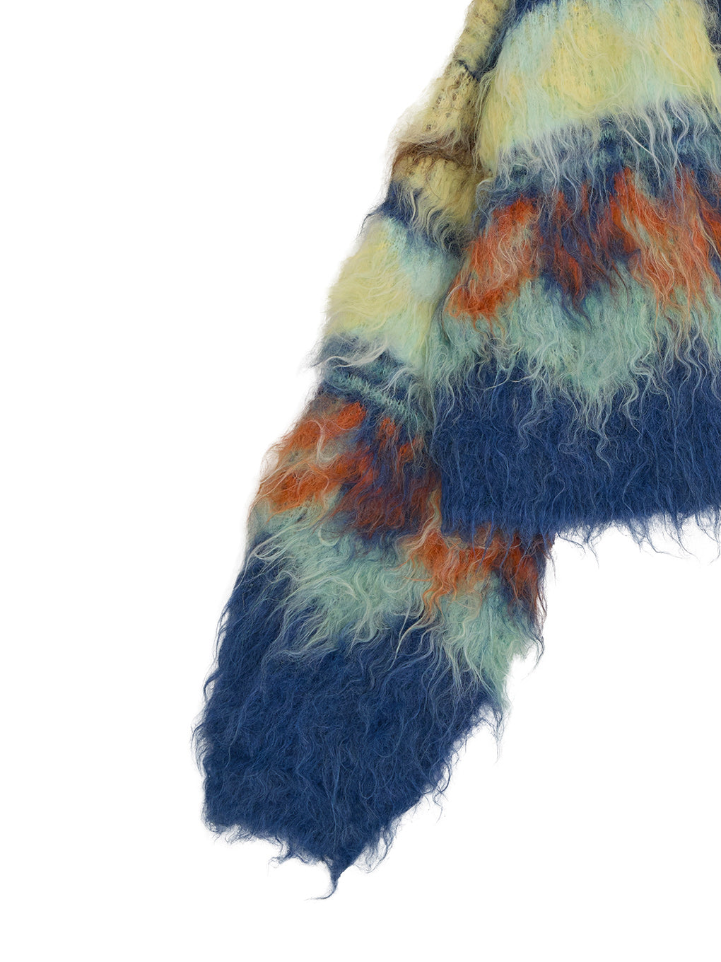 MONSTER SHAGGY SHORT KNIT CARDIGAN