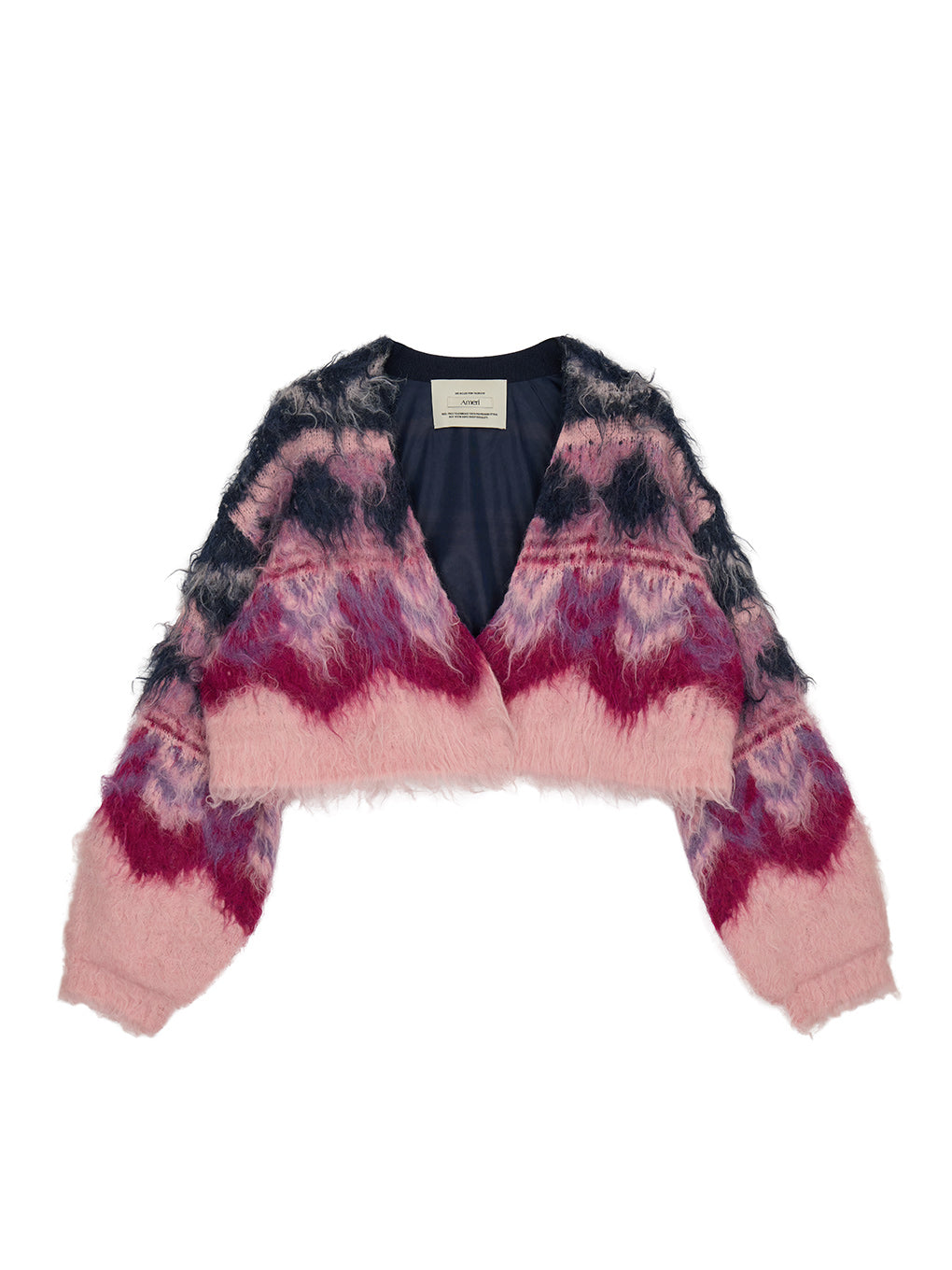 MONSTER SHAGGY SHORT KNIT CARDIGAN