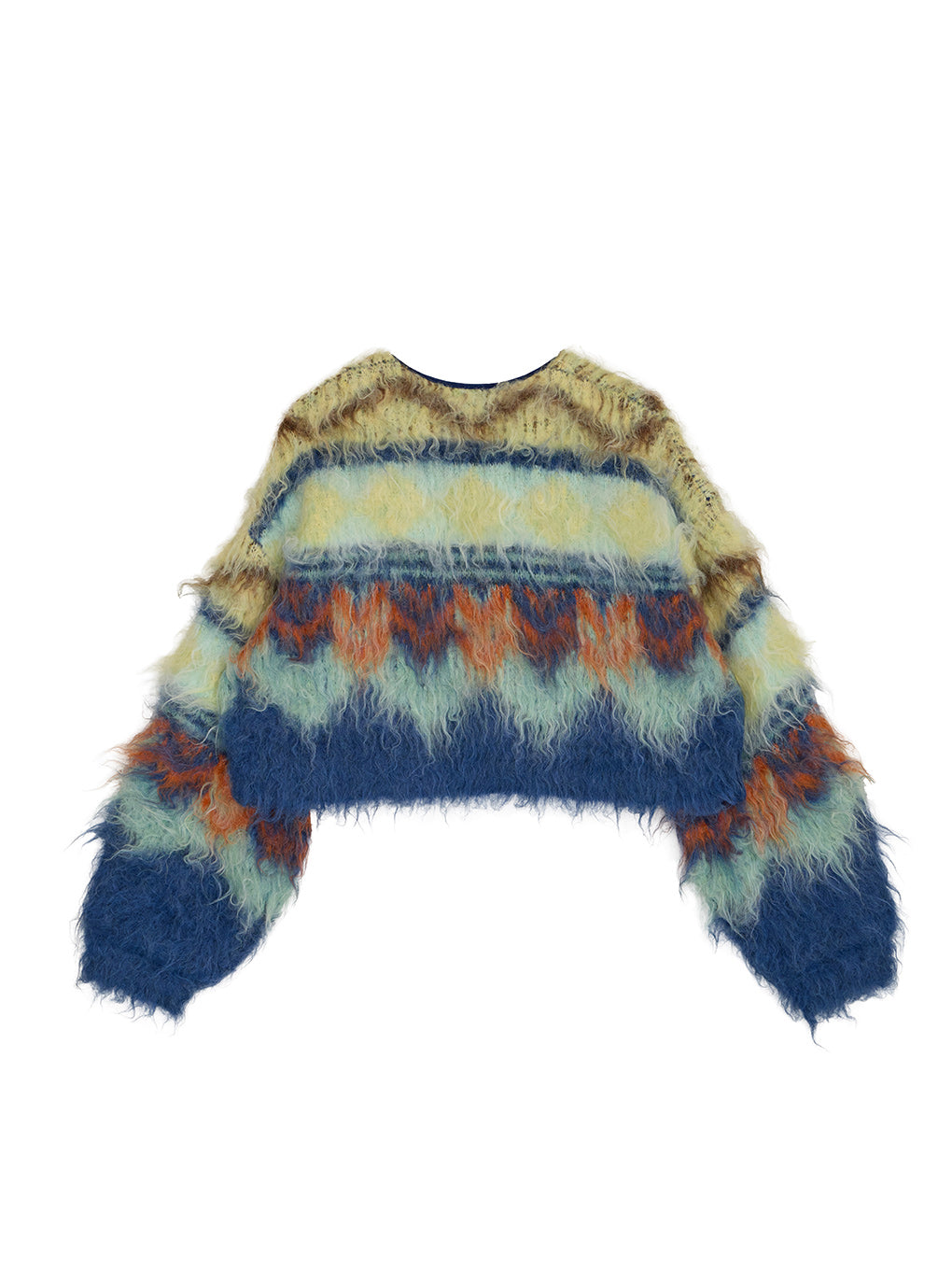MONSTER SHAGGY SHORT KNIT CARDIGAN