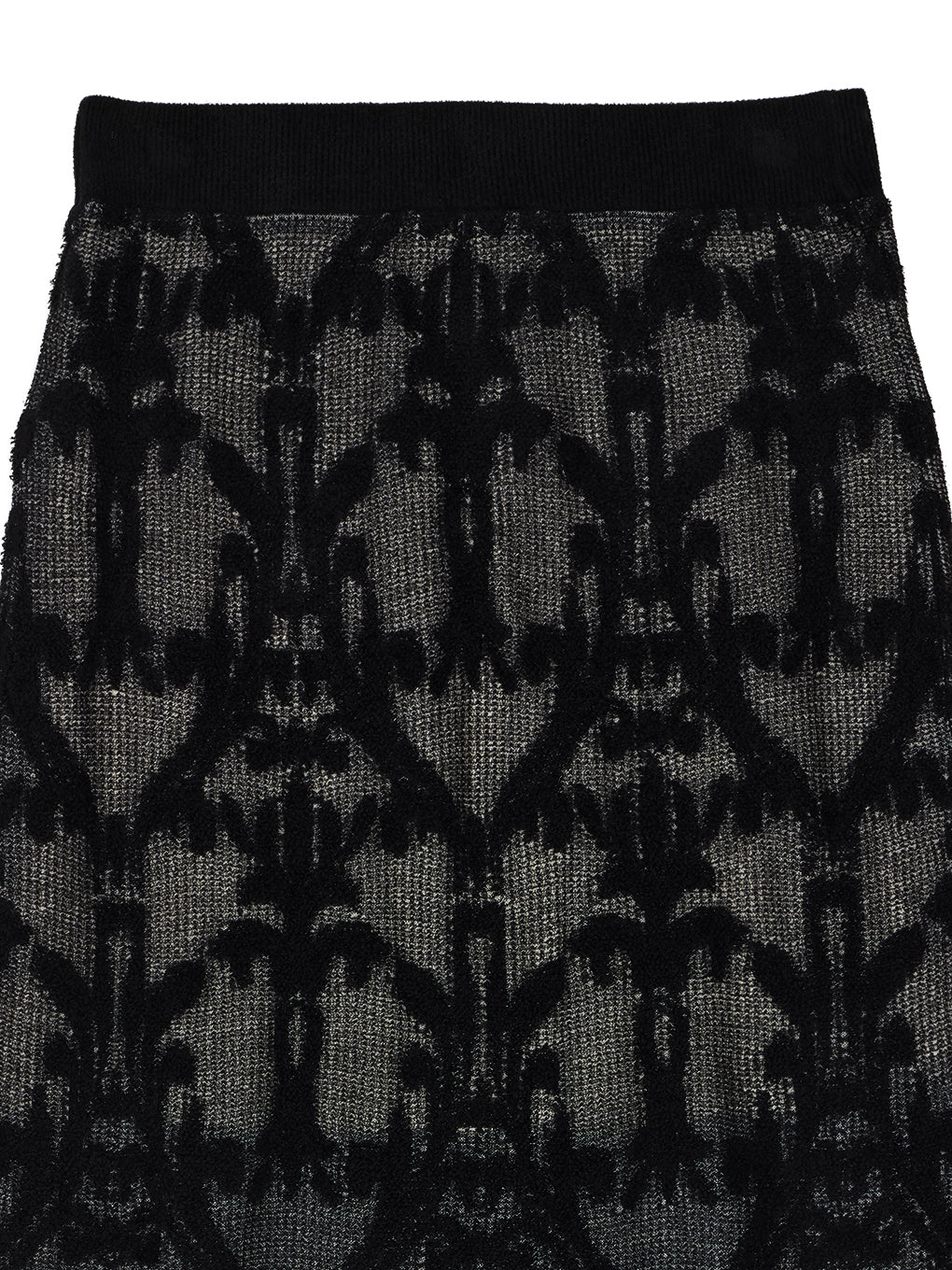 DAMASK KNIT JACQUARD SKIRT