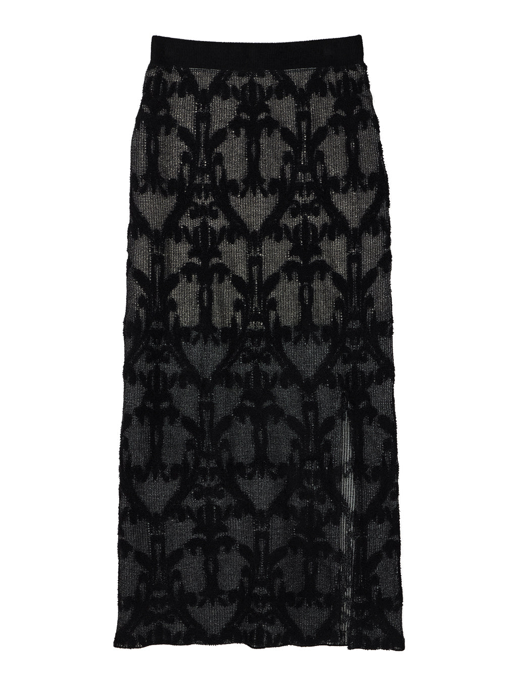 DAMASK KNIT JACQUARD SKIRT