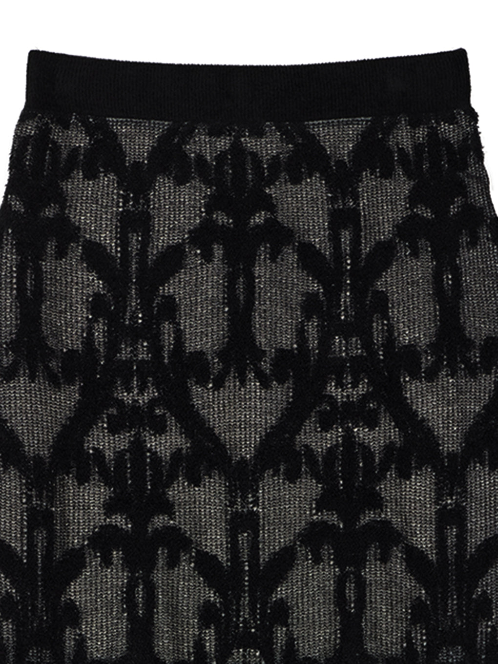 DAMASK KNIT JACQUARD SKIRT