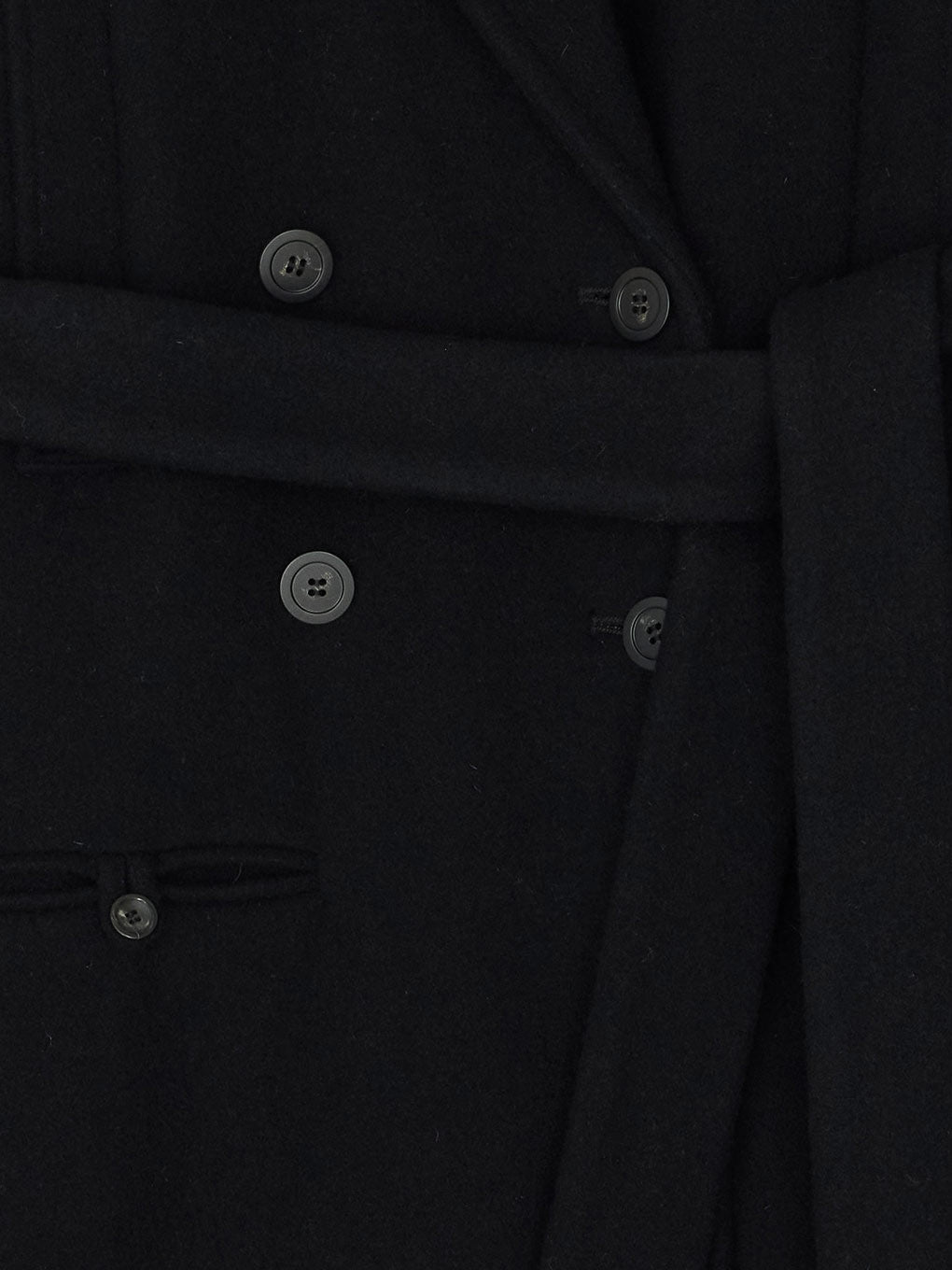 WIDE SHOULDER WOOL CHESTER COAT