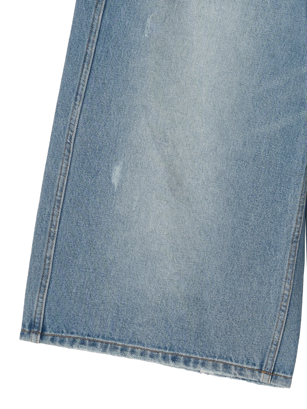 LOOSE DENIM HALF PANTS