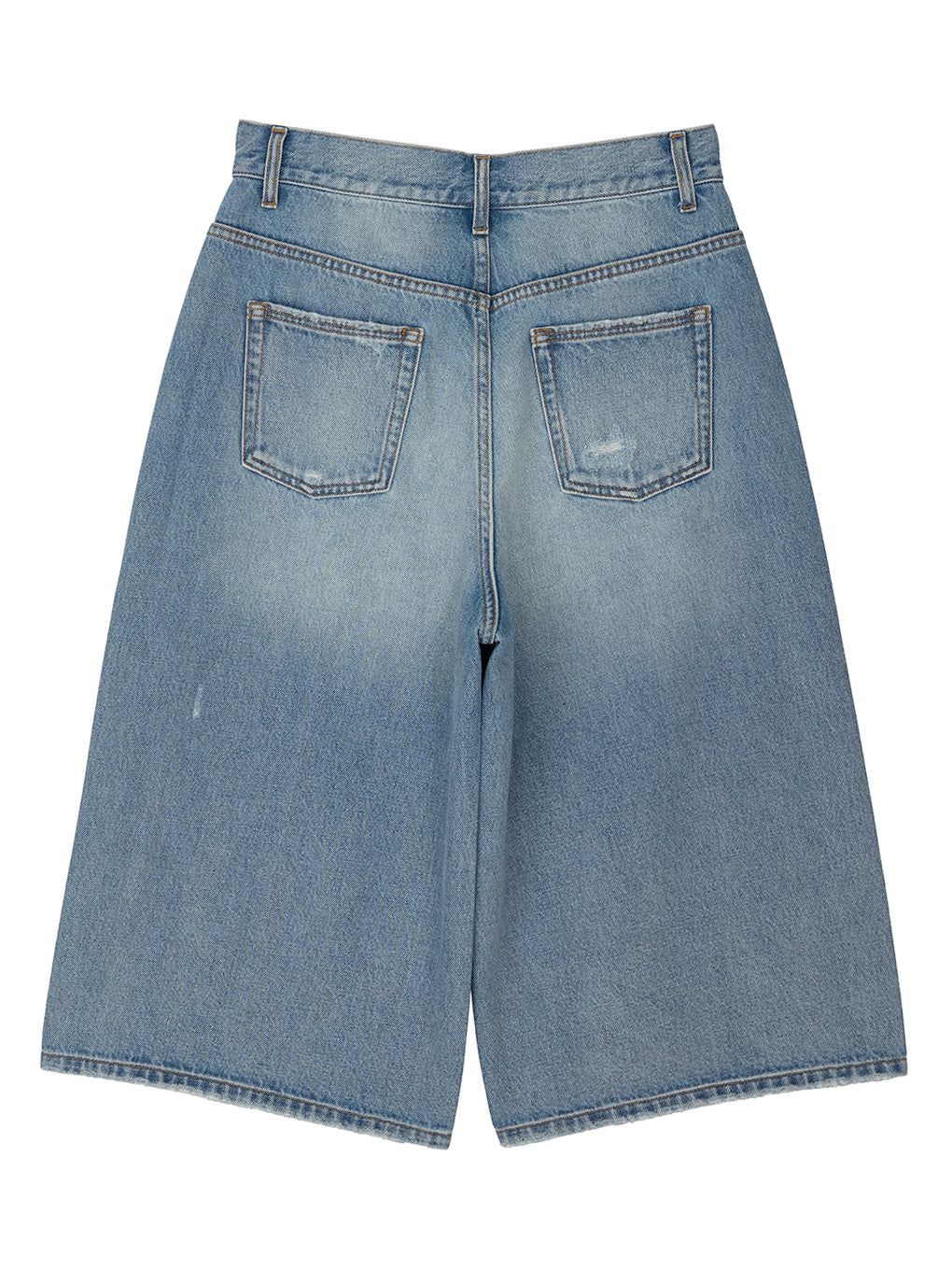 LOOSE DENIM HALF PANTS