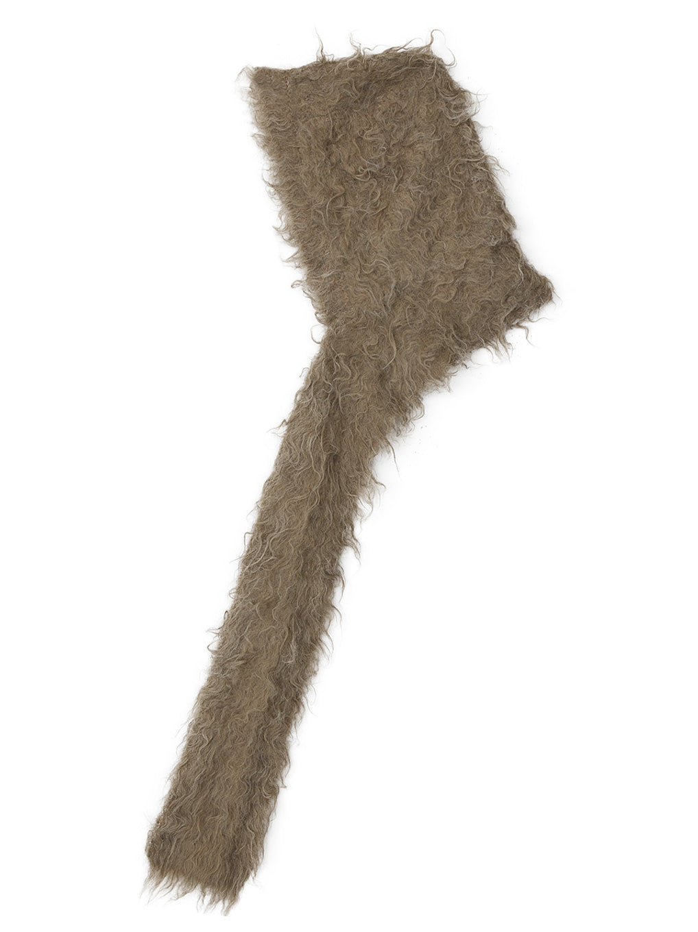 SHAGGY HOODED KNIT MUFFLER