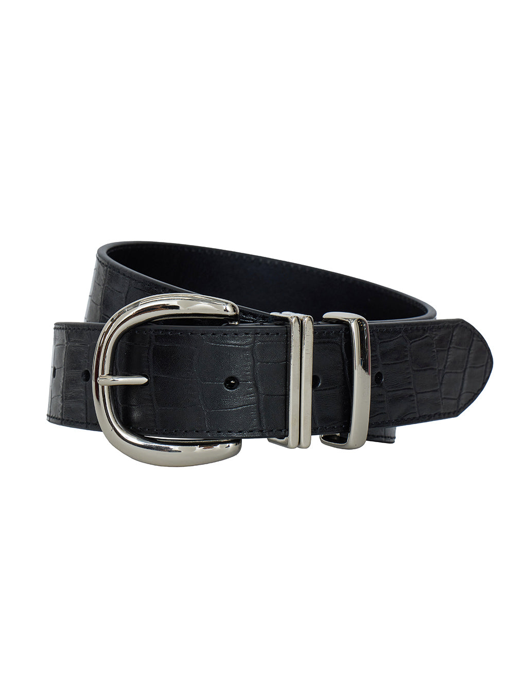 BOLD BUCKLE WIDE BELT