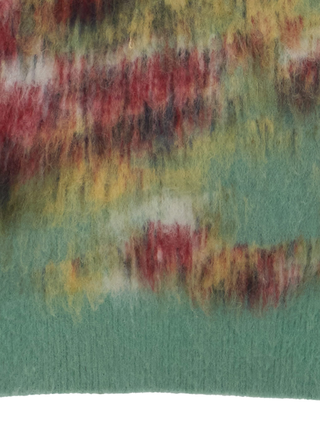 WILTED FLOWER MOHAIR JACQUARD KNIT TOP