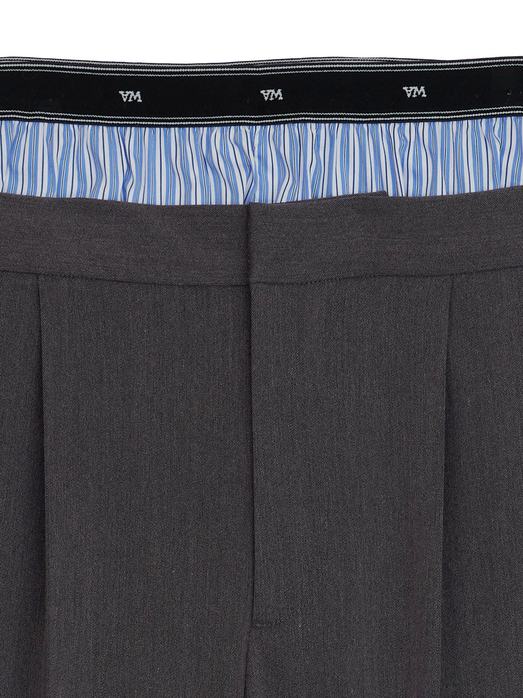 LOGO TAPE TRUNKS LAYERED PANTS