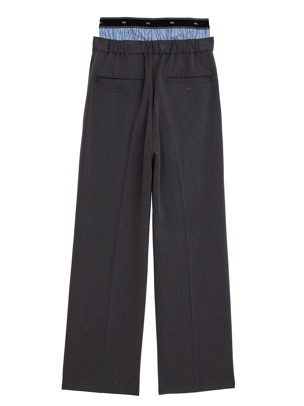 LOGO TAPE TRUNKS LAYERED PANTS