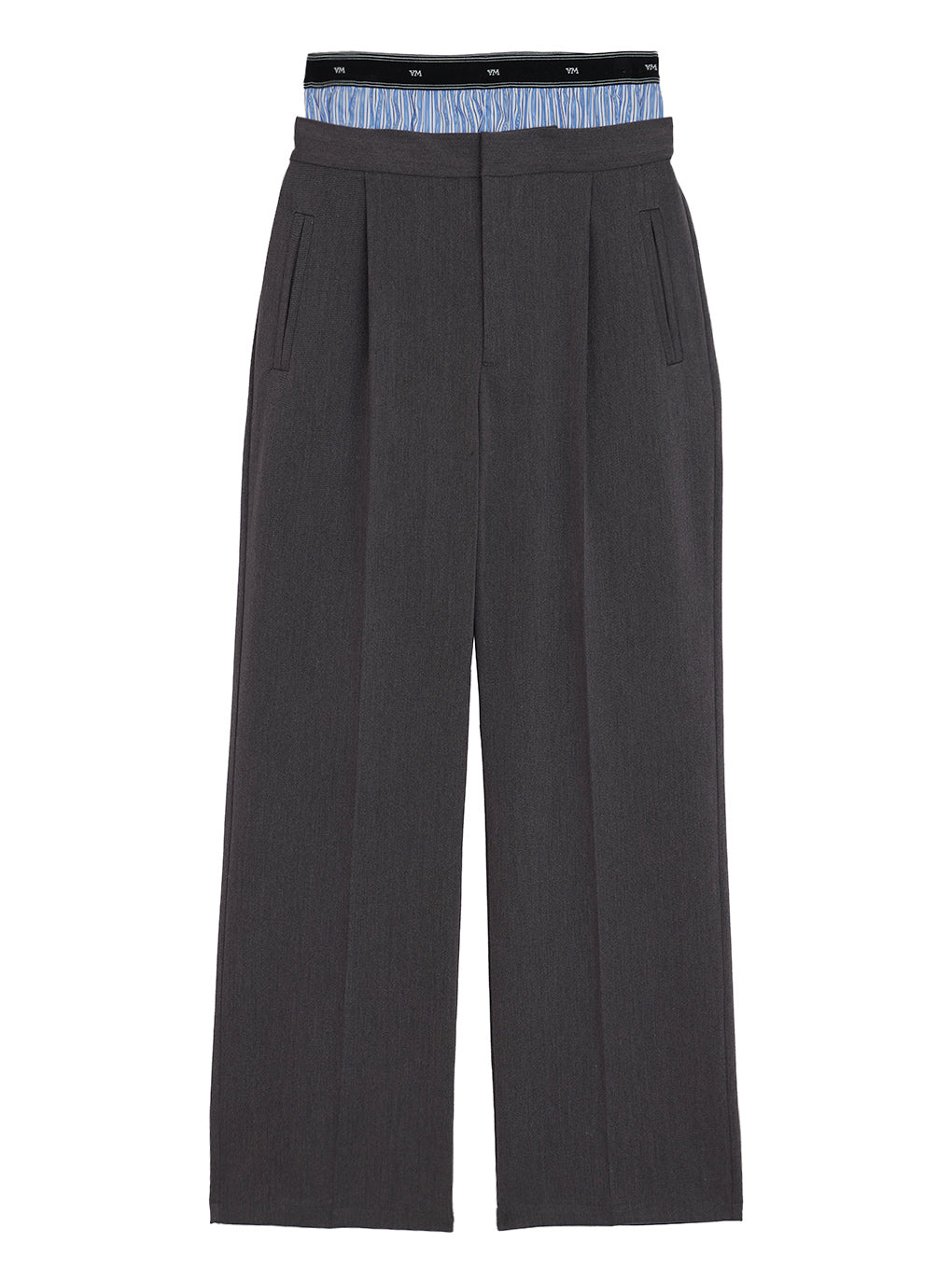 LOGO TAPE TRUNKS LAYERED PANTS