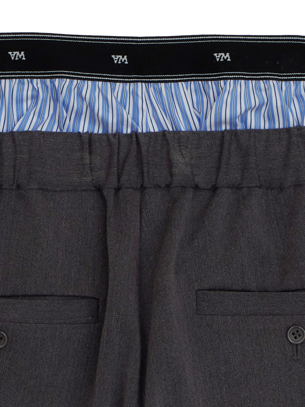 LOGO TAPE TRUNKS LAYERED PANTS