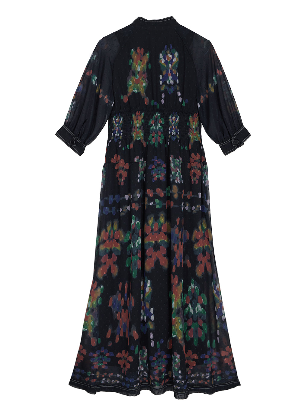 MEDI DECALCOMANIA CHIFFON DRESS