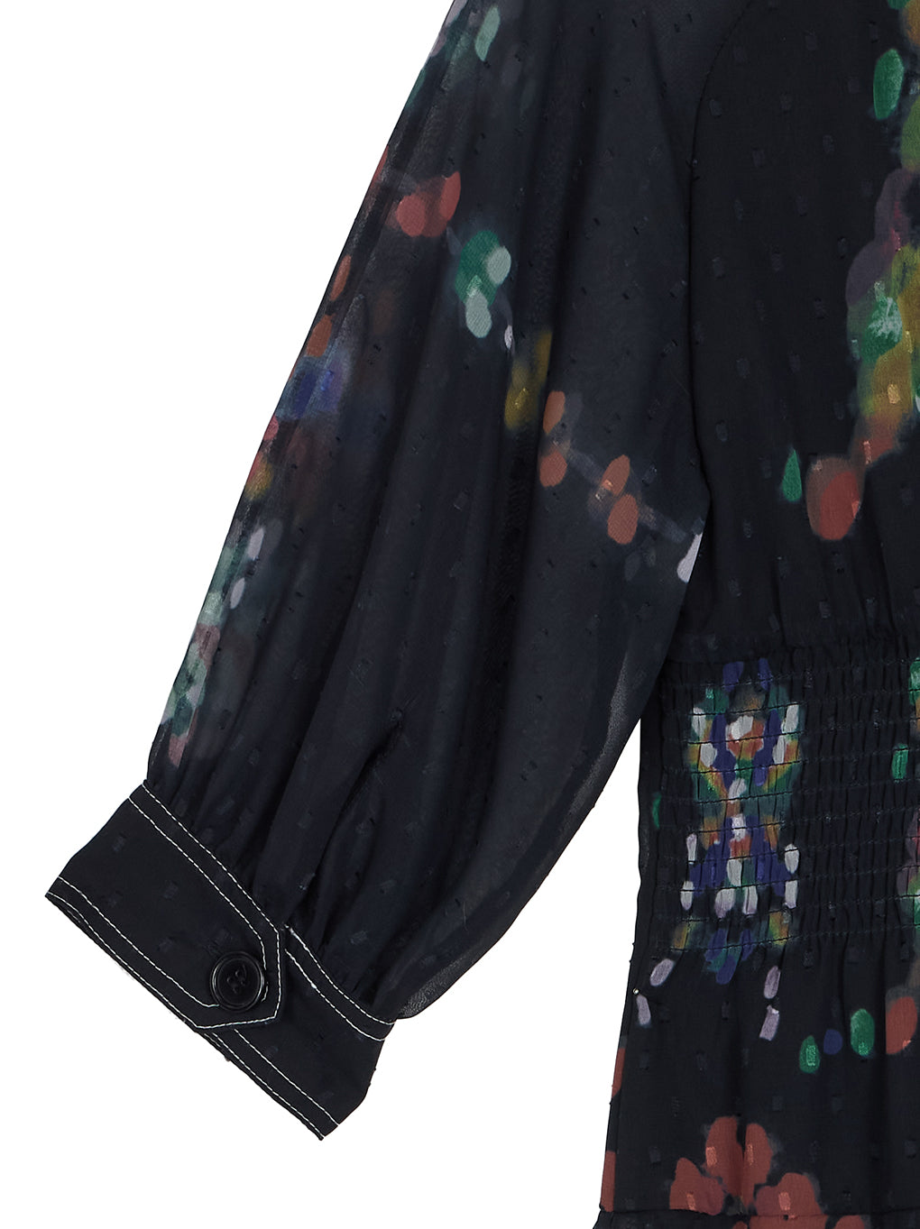 MEDI DECALCOMANIA CHIFFON DRESS