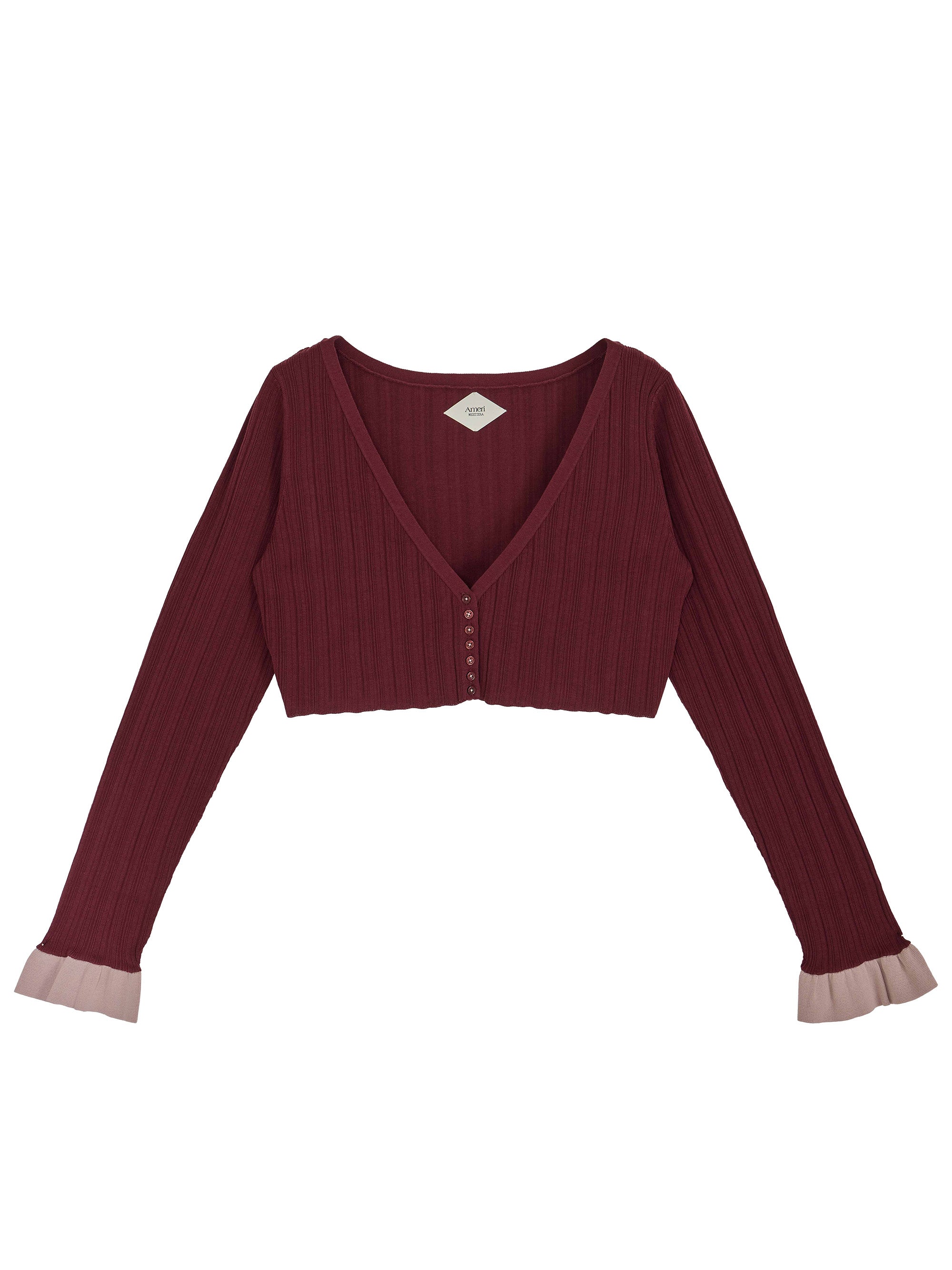 MEDI PURIPURI SHORT KNIT CARDIGAN