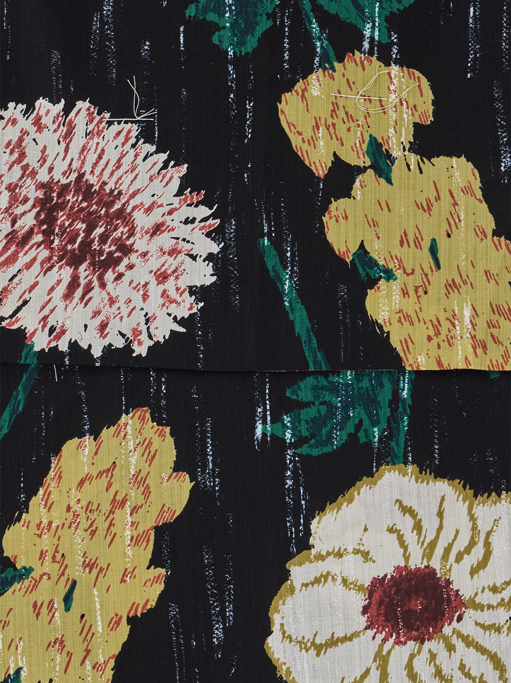KEITAMARUYAMA × Ameri BLACK FLOWER YUKATA