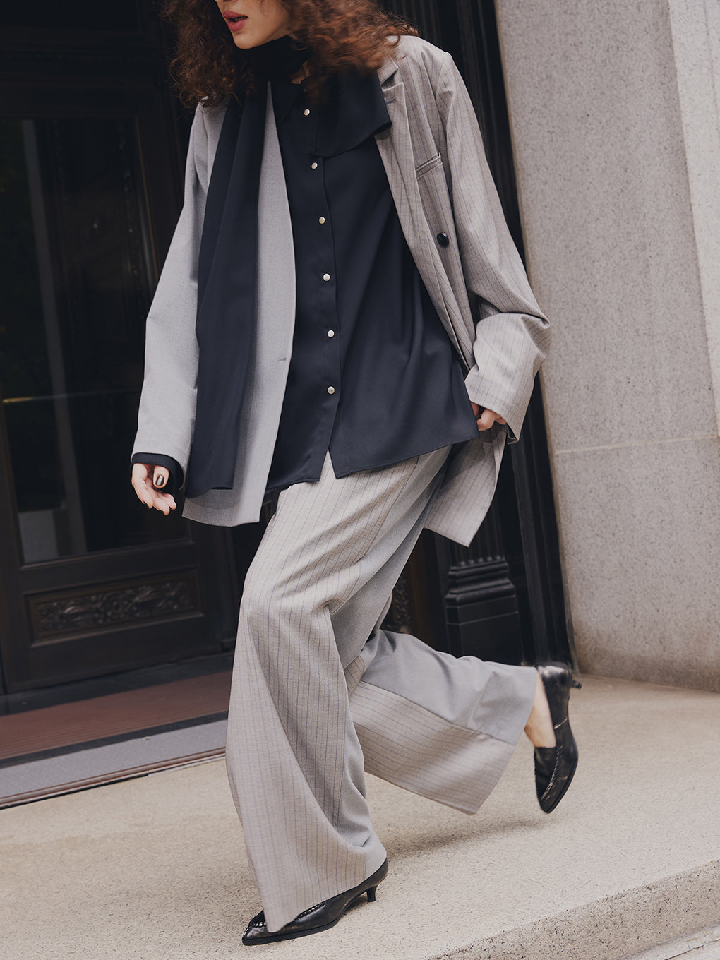 UNBALANCE DOCKING STRAIGHT WIDE PANTS