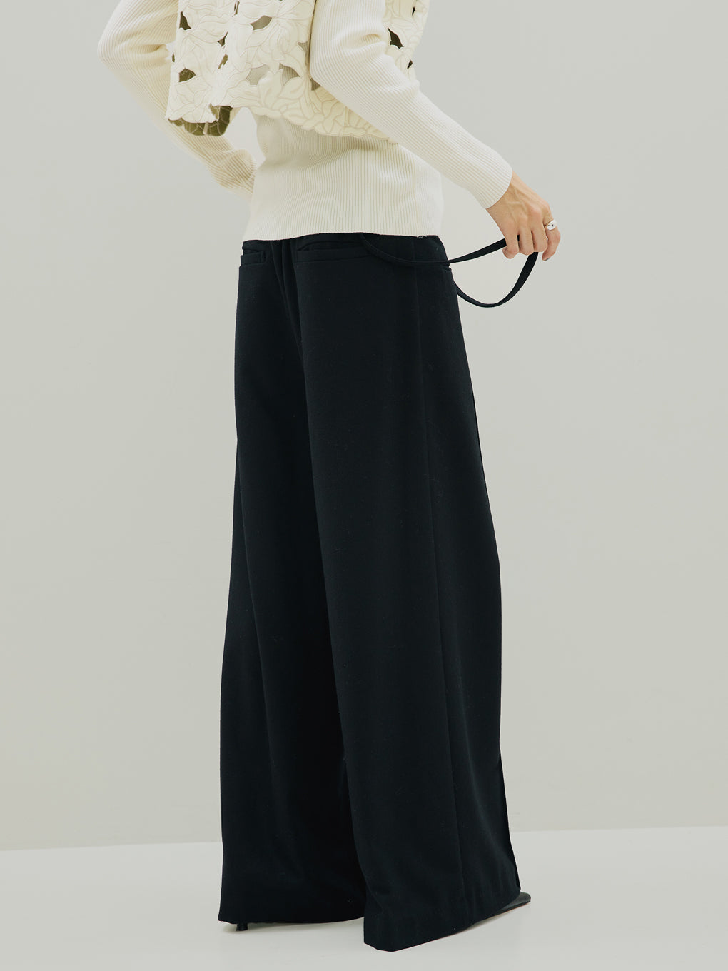 2WAY WOOL SUSPENDERS PANTS