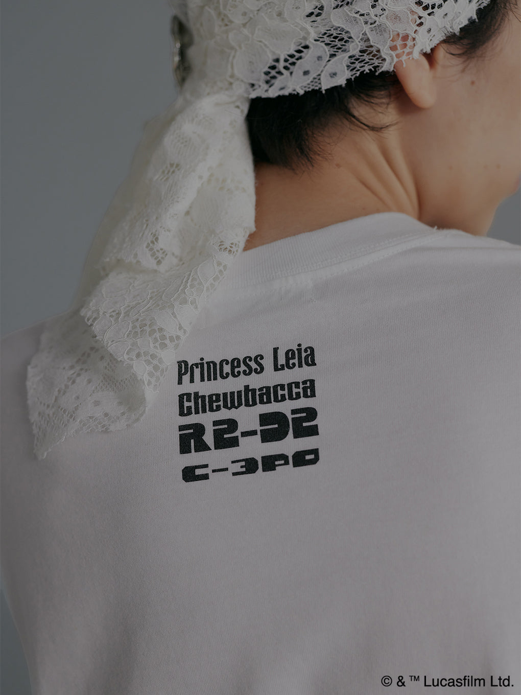 STAR WARS / WHITE LS TEE