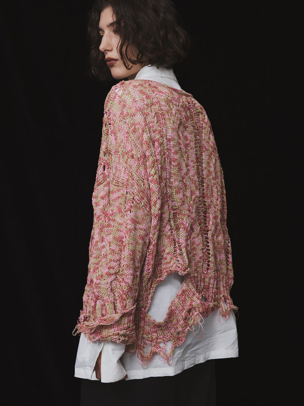 CABLE PATTERN DAMAGE LOOSE KNIT