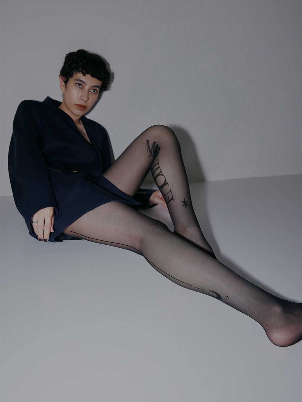 Tabio×Ameri MAGNITIQUE TATOO TIGHTS