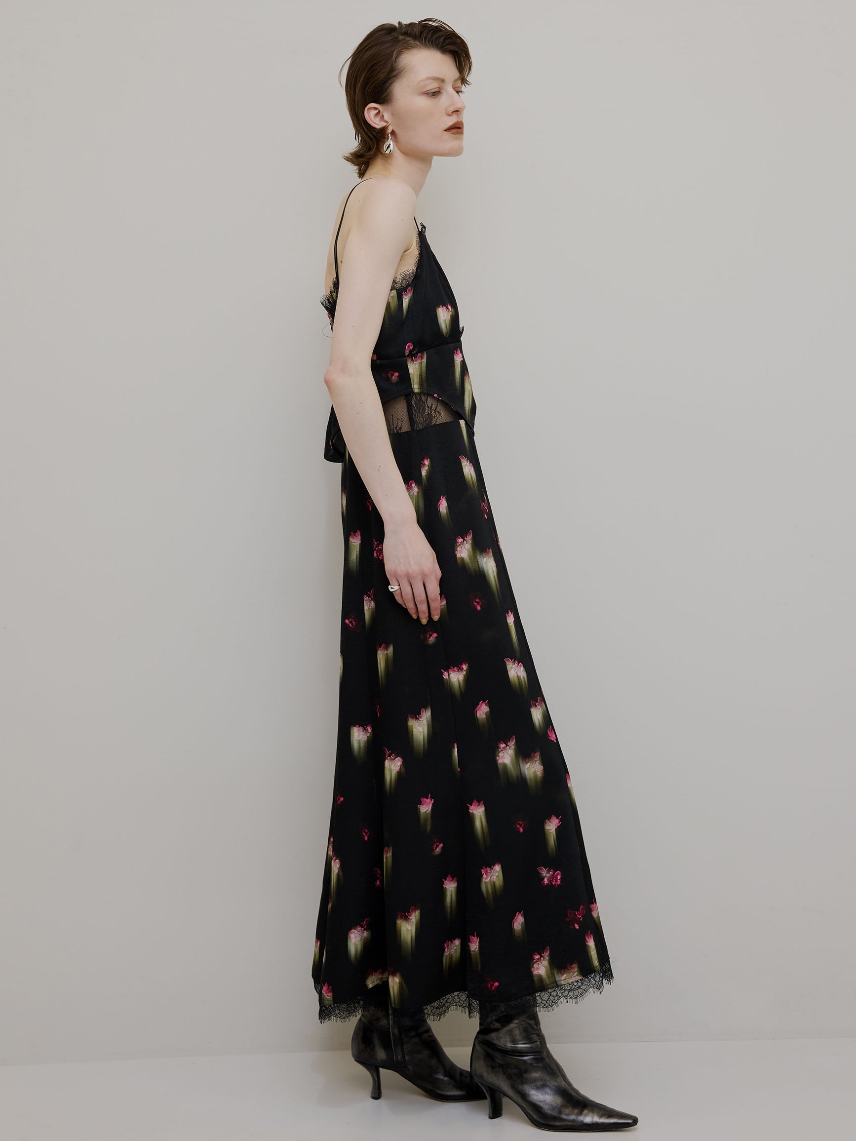 CLARA SATIN CAMI DRESS