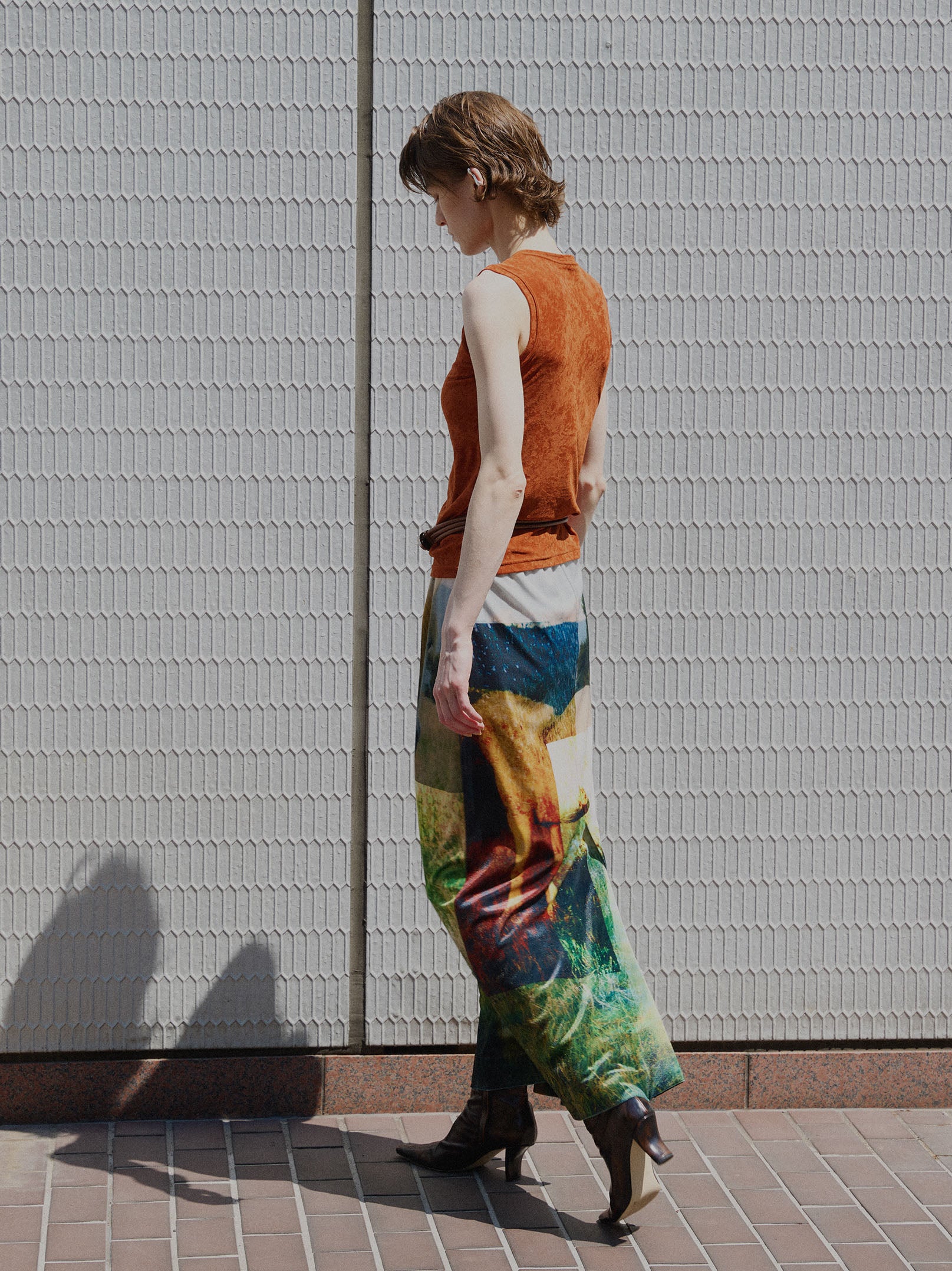 Silvia Conde Oliván×Ameri VELOUR SKIRT