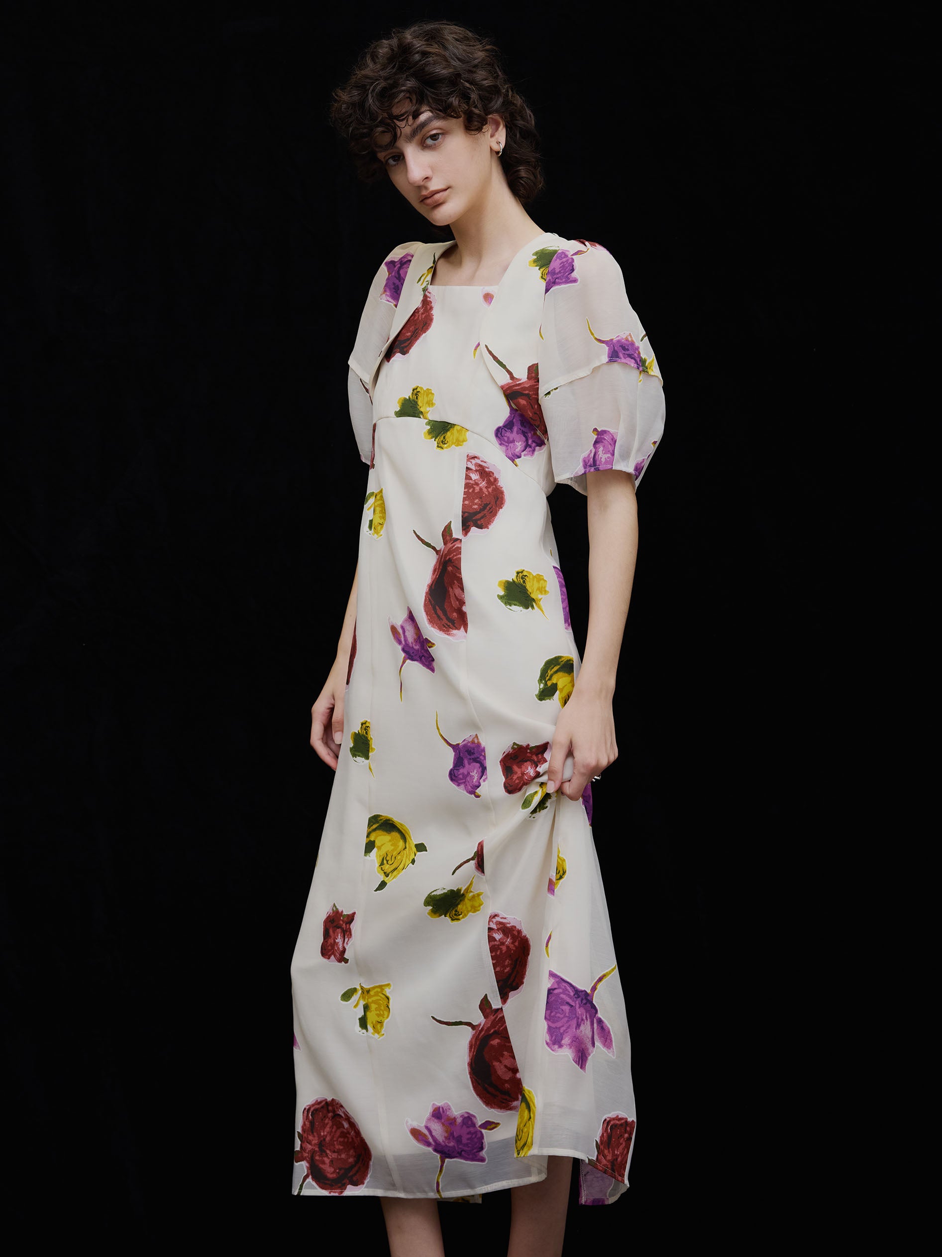 MEDI OLIVIA DIMENSIONAL DRESS