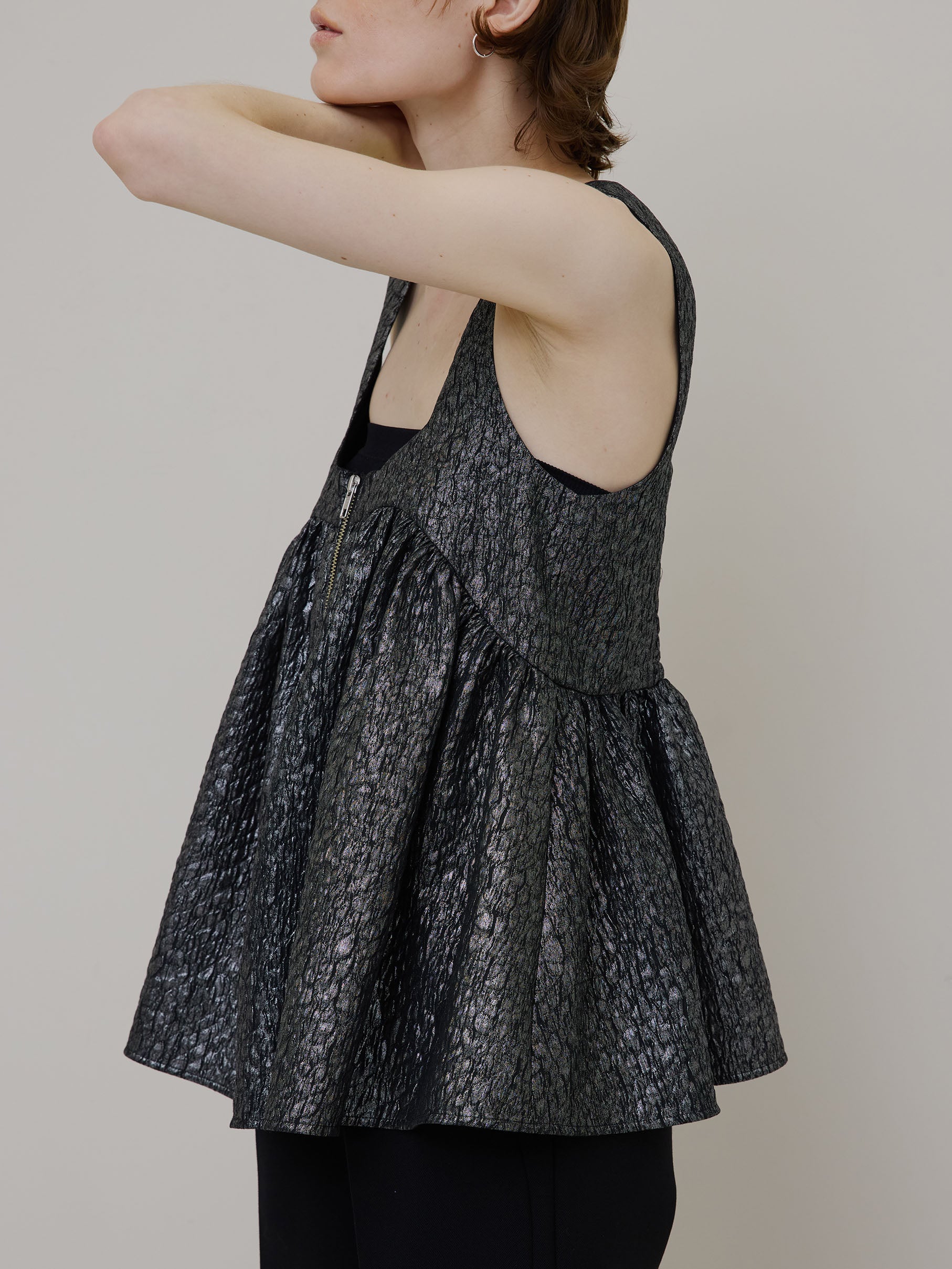 FOIL PRINT BABY TUNIC TOP
