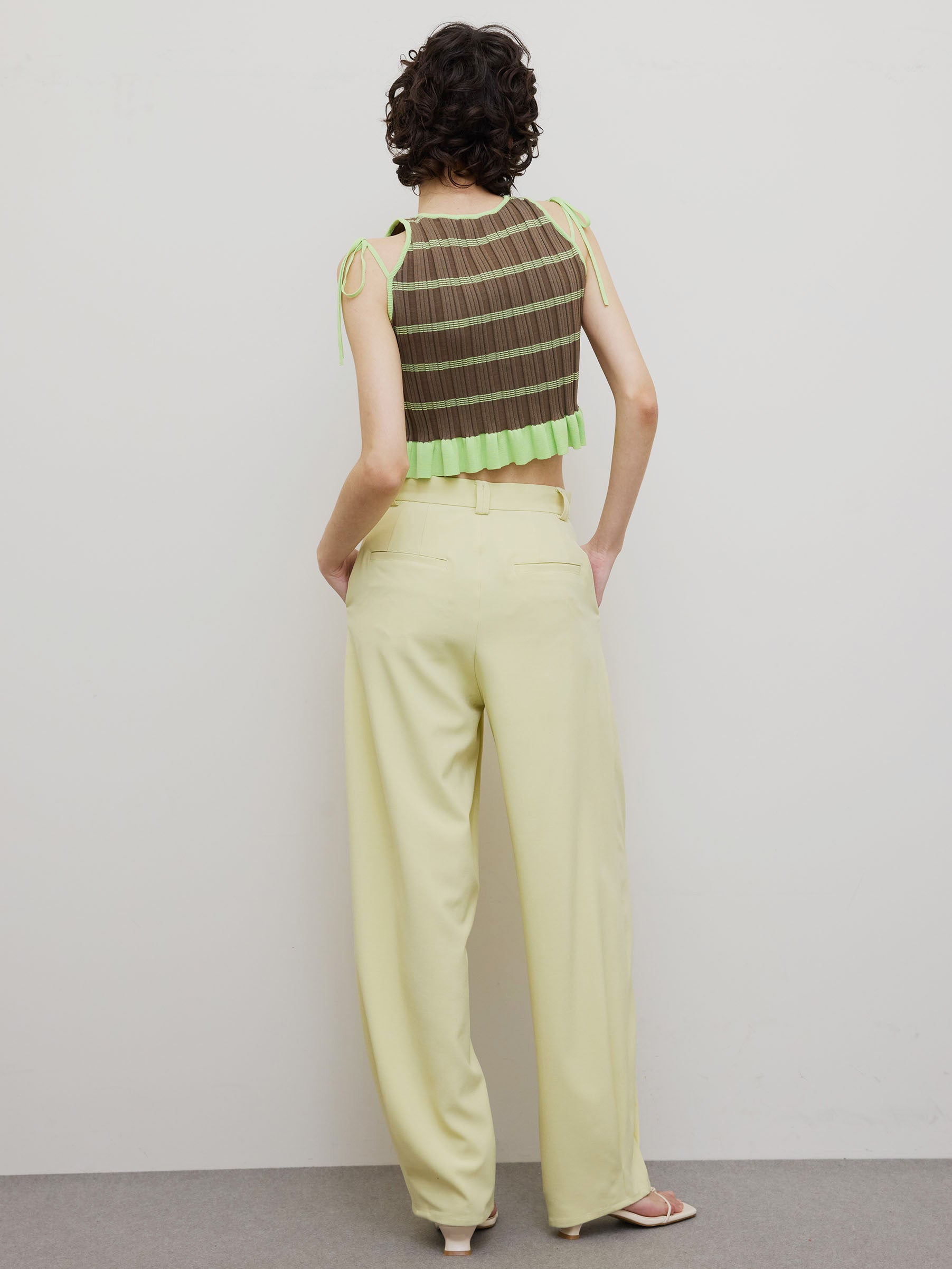 MEDI WIDE TUCK BONTAN PANTS