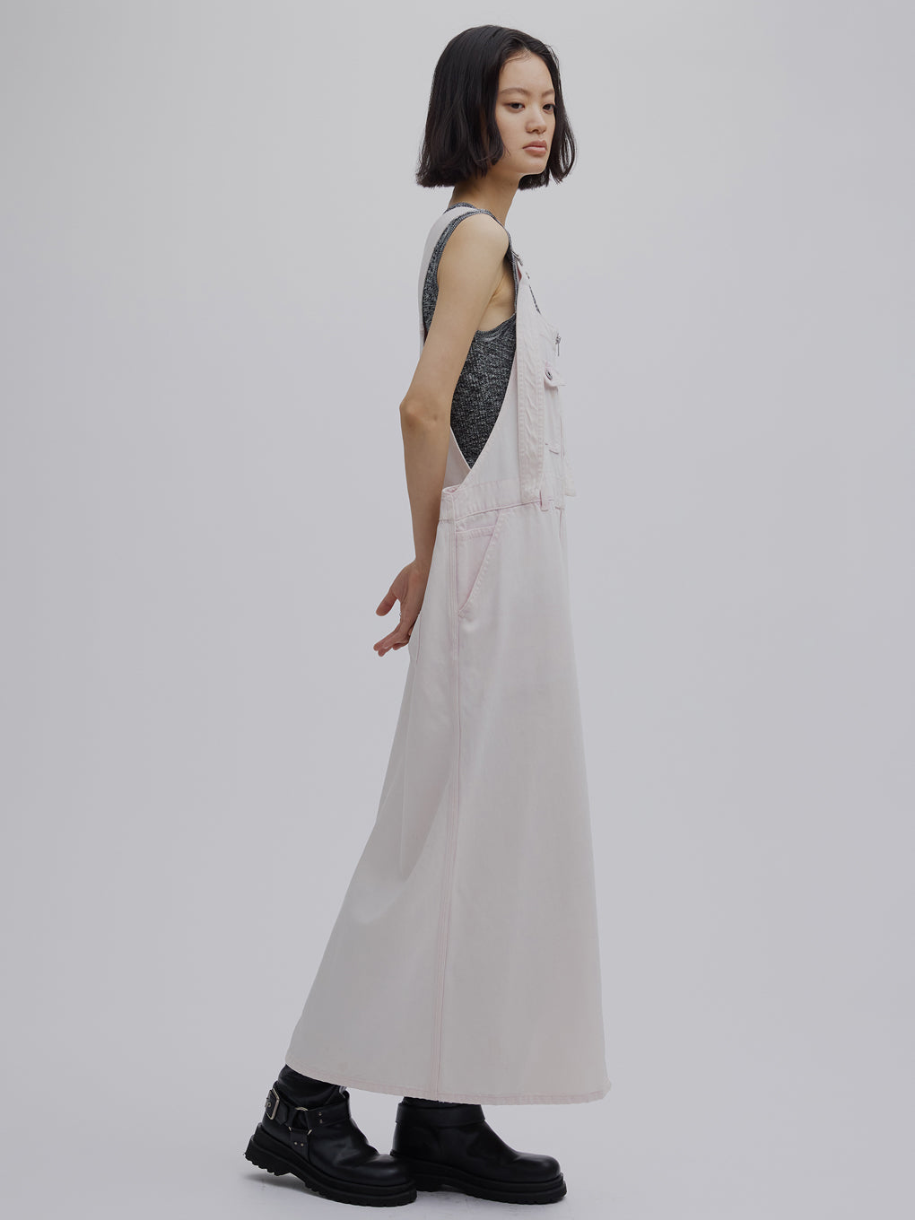 FUNCTION DENIM OVERALL DRESS