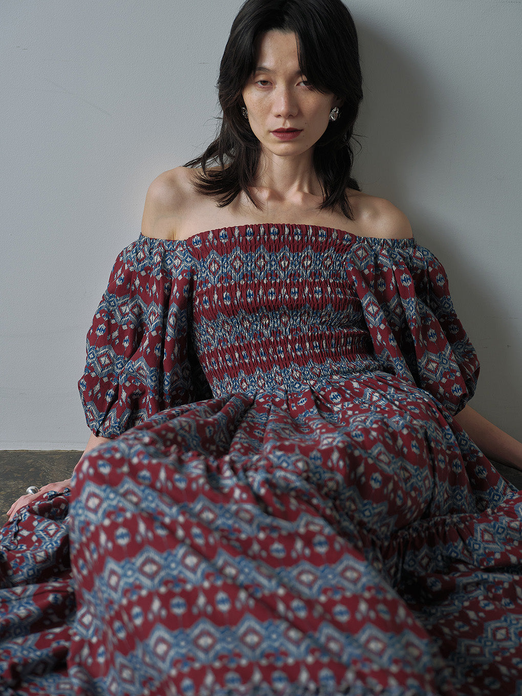 MEDI REBECCA OFF SHOULDER DRESS 