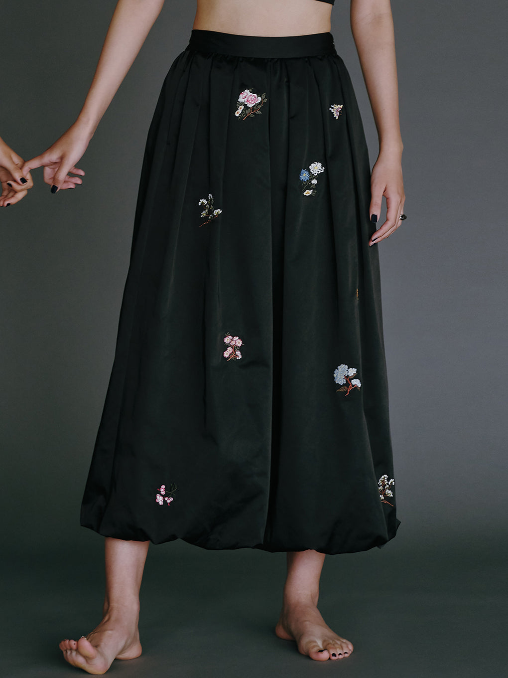 KEITAMARUYAMA × AMERI EMBROIDERY BALLOON SKIRT 