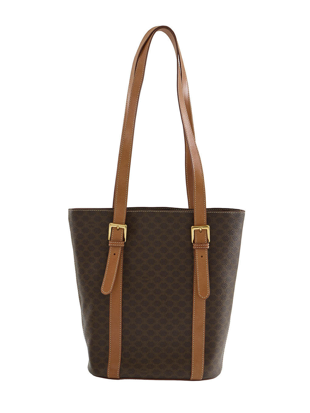 CELINE マカダムバーティカルショルダーバッグ