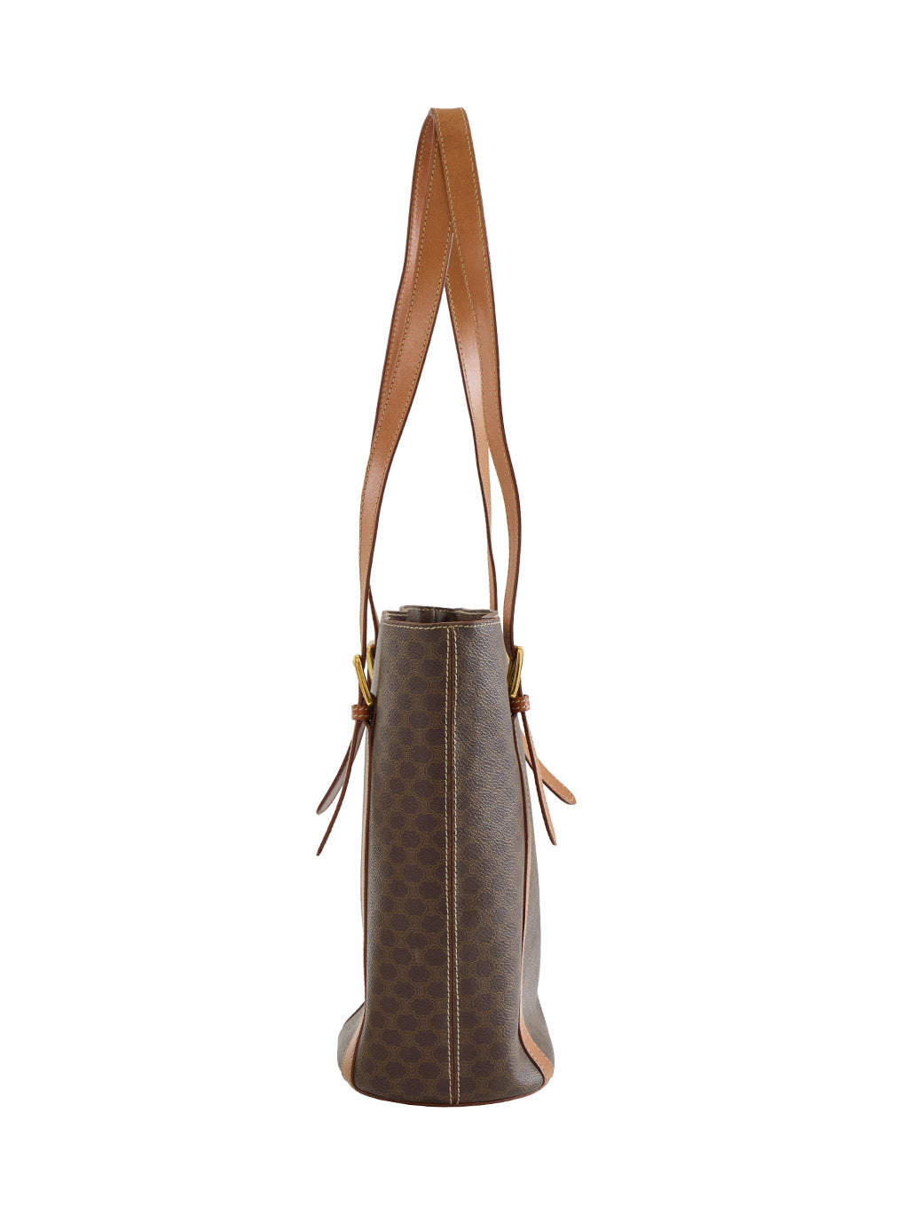 CELINE マカダムバーティカルショルダーバッグ