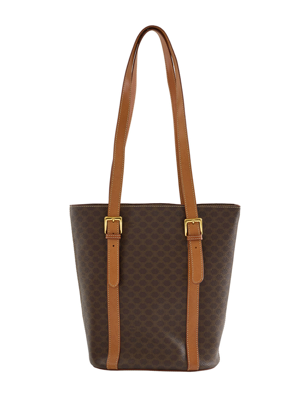 CELINE マカダムバーティカルショルダーバッグ