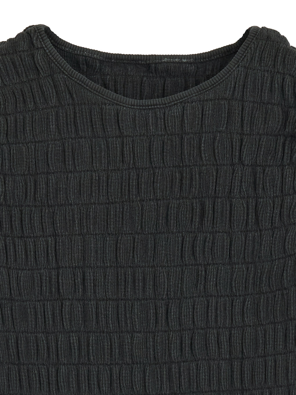 PIGMENT SHIRRING CUT DRESS