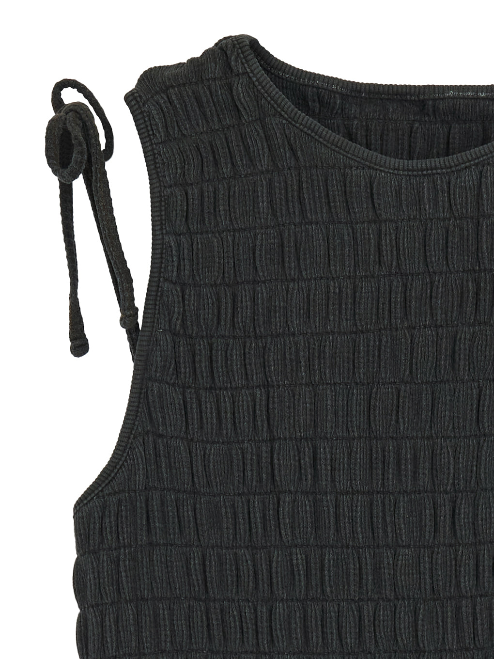 PIGMENT SHIRRING CUT DRESS