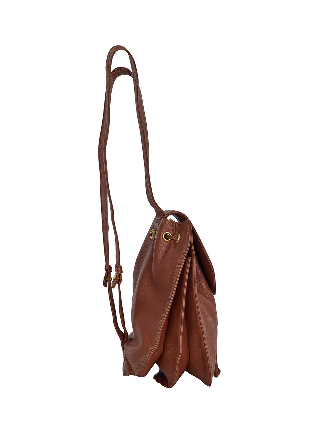 LOEWEアナグラムナッパレザーフラップバッグ