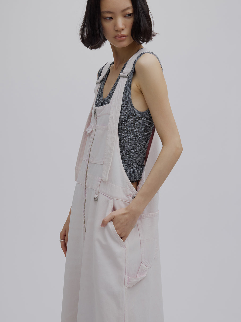FUNCTION DENIM OVERALL DRESS