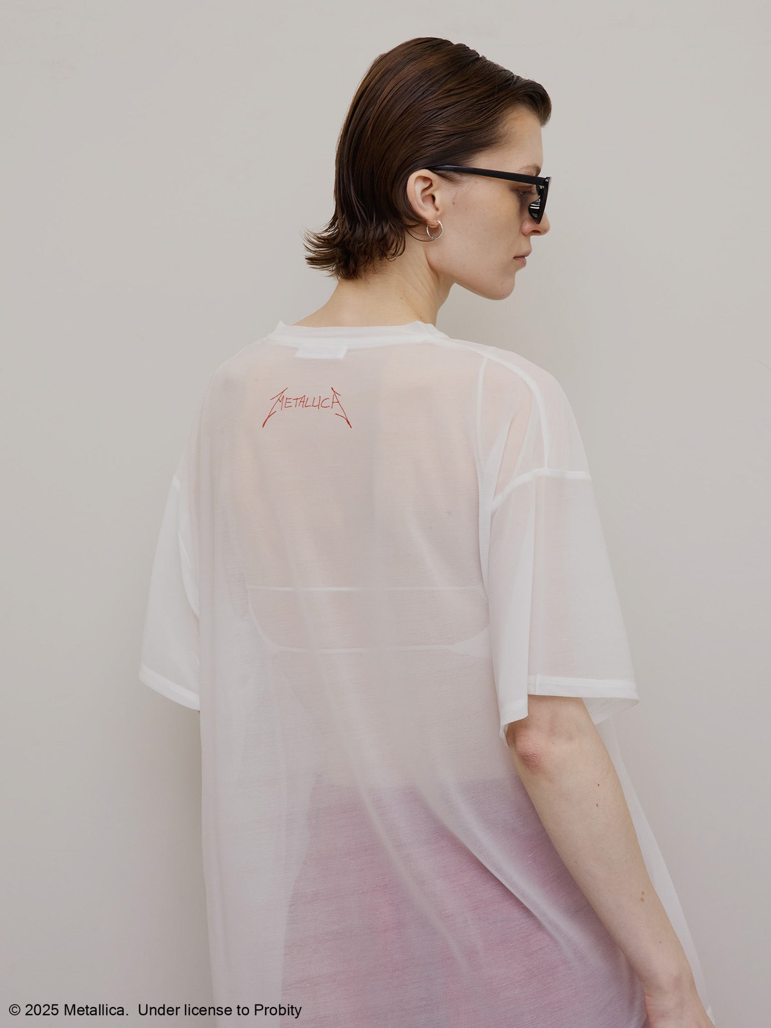 MEDI METALLICA SHEER TEE