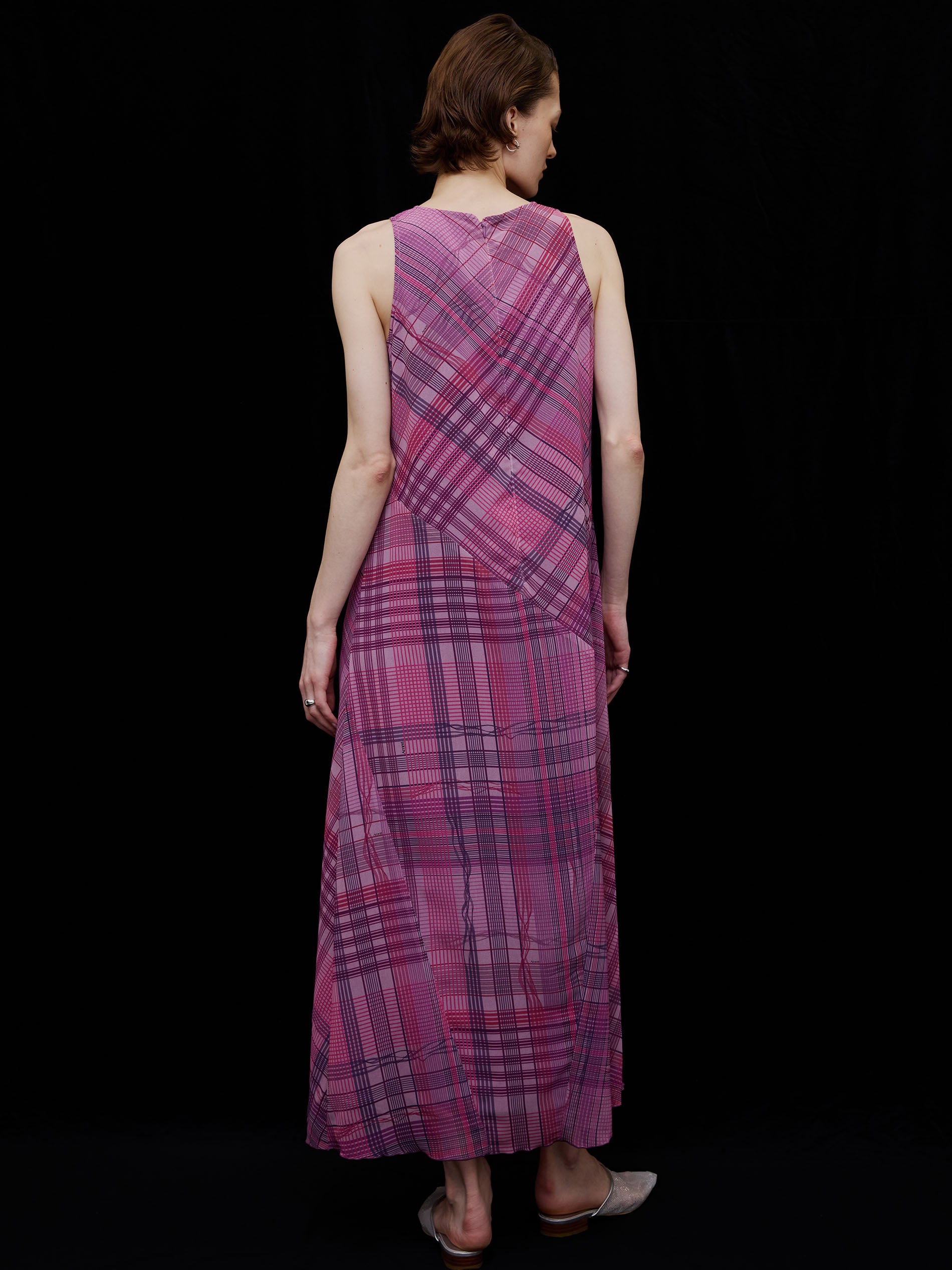 MEDI STRAIN CHECK DRESS