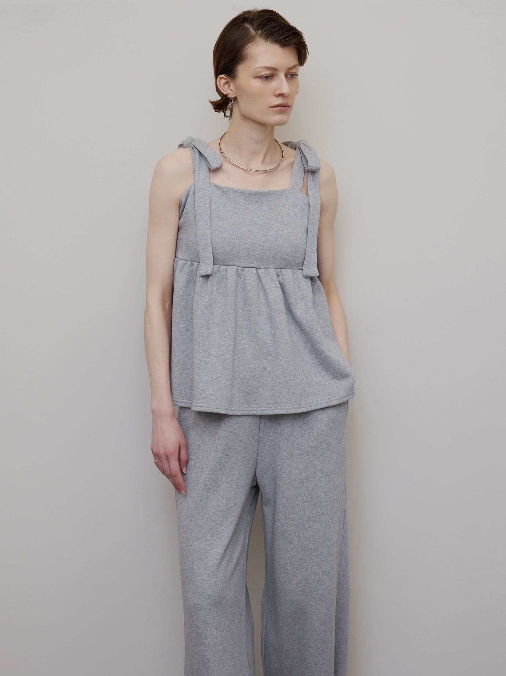 SWEAT PEPLUM SET ROMPERS