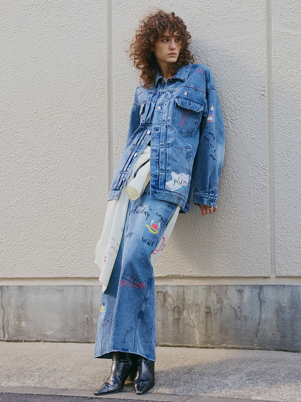 Gabrielle×Ameri 10TH HISTORY I LINE SKIRT