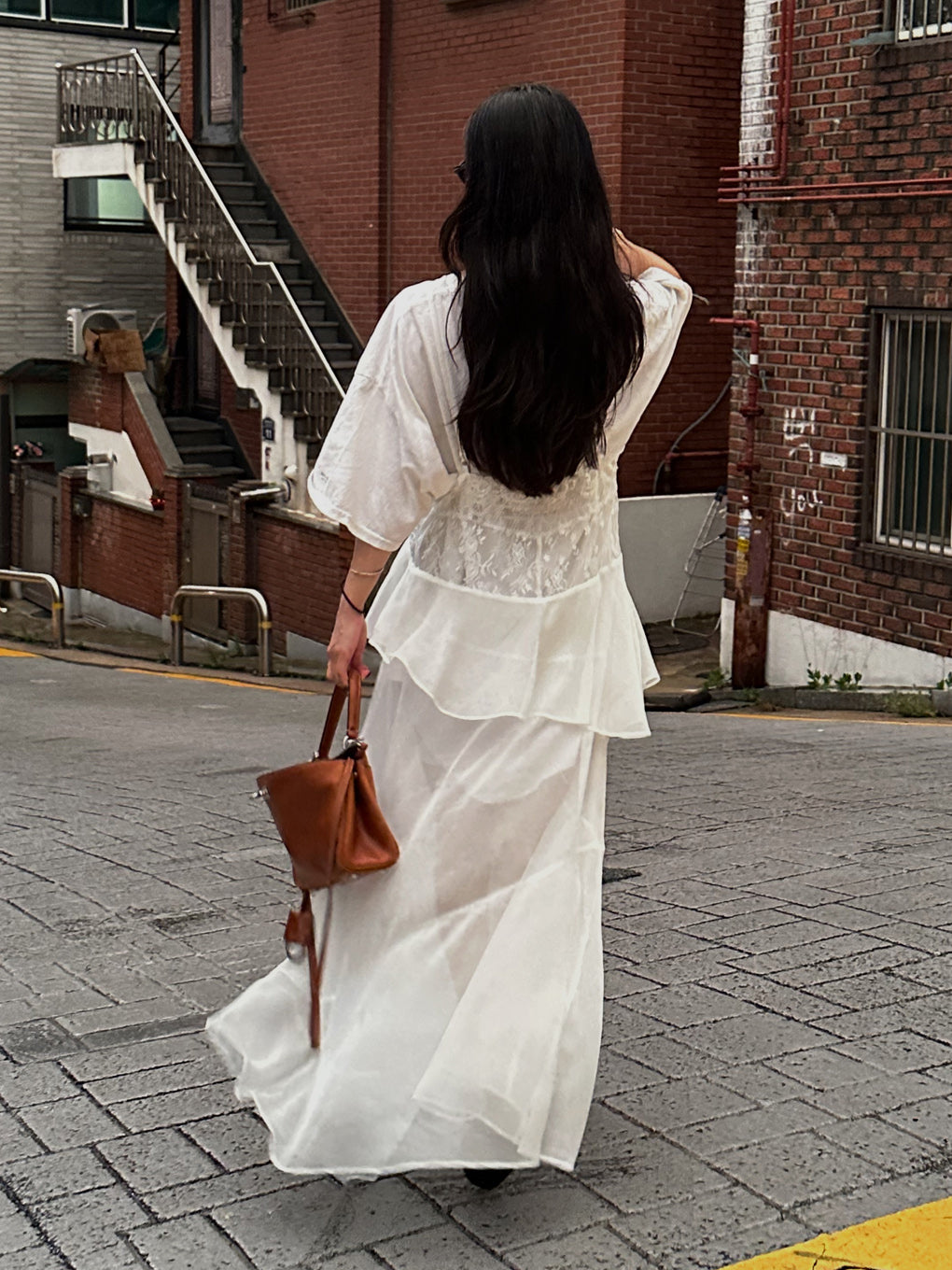 AIRY SHEER LACE CAMISOLE