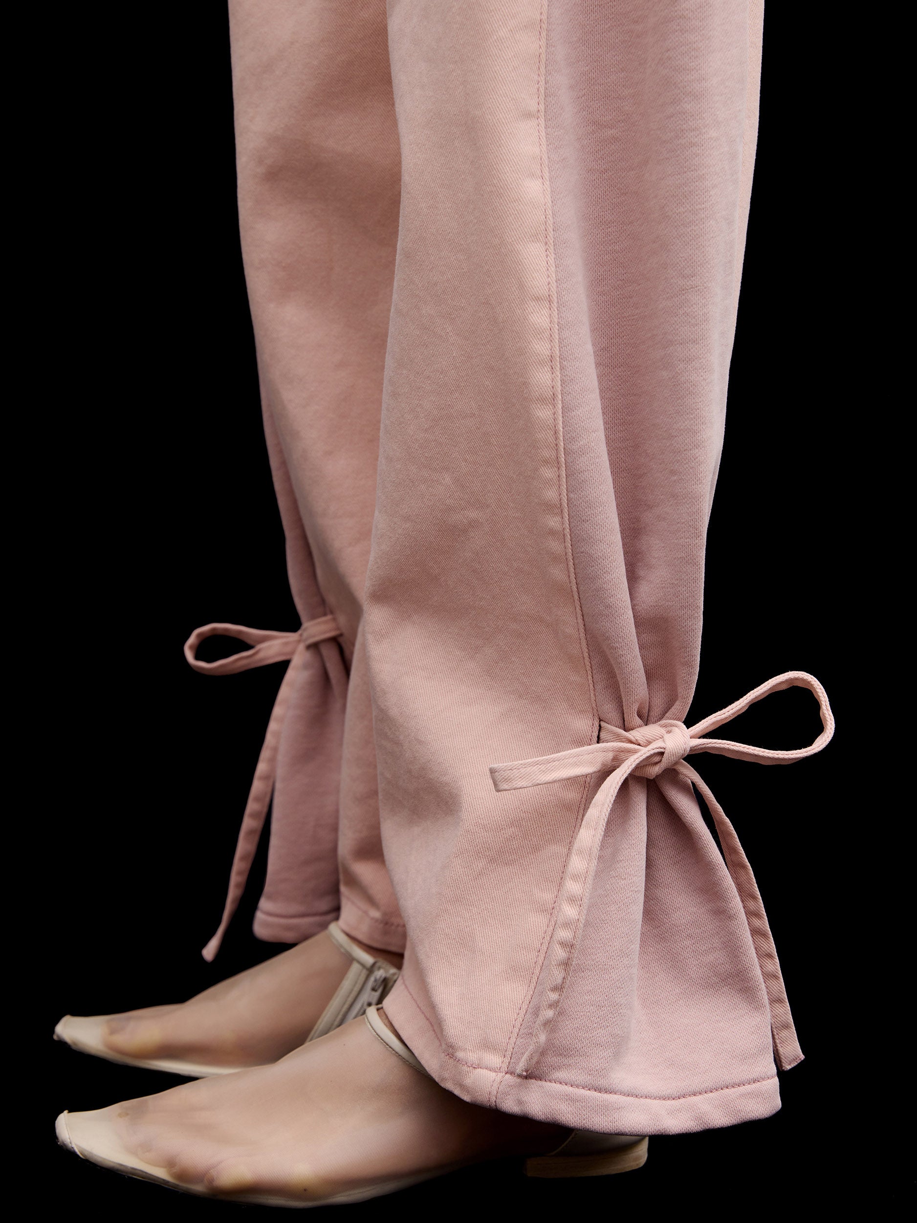 SIDE SWITCH 2WAY RIBBON DENIM PANTS