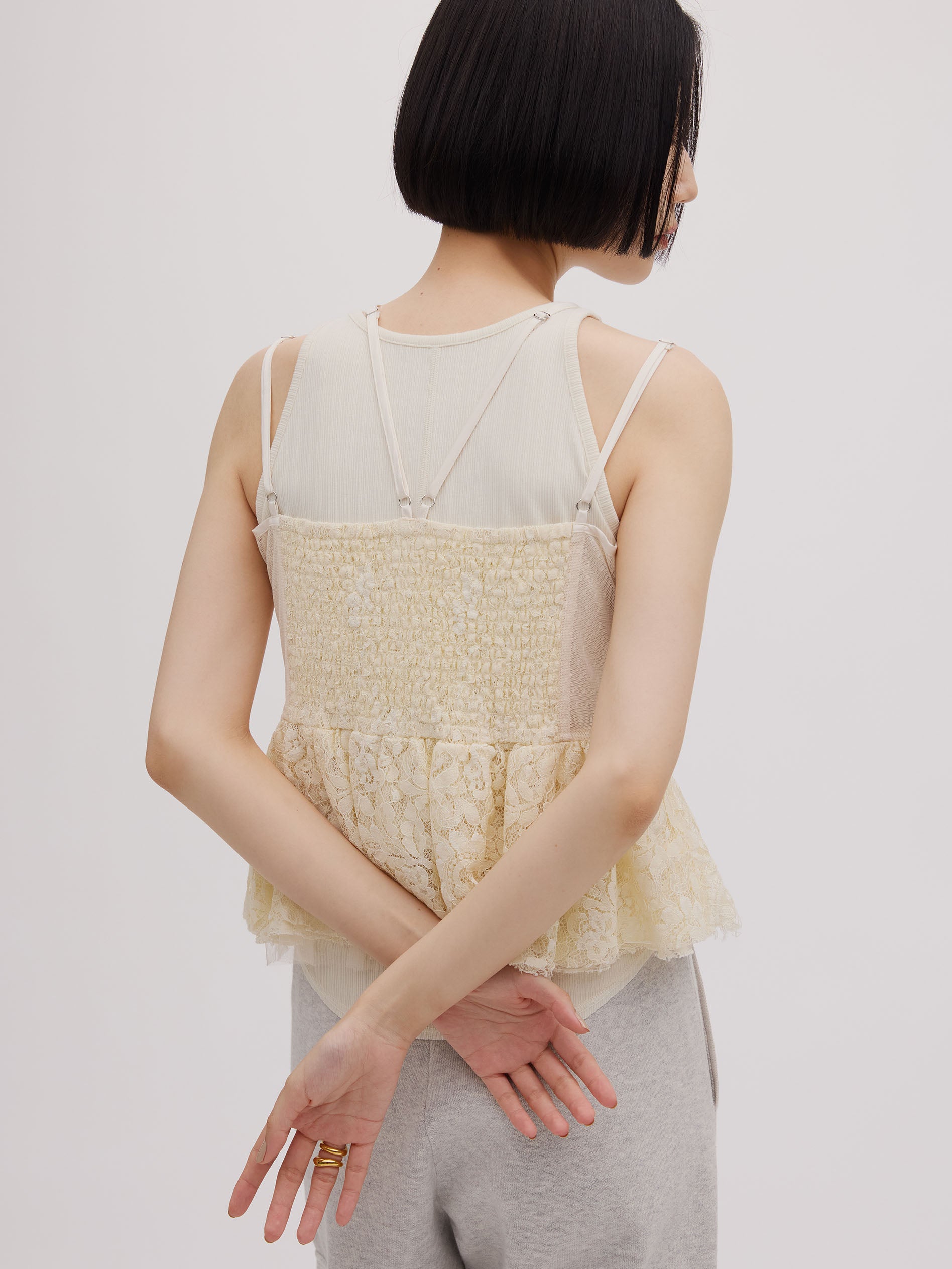 MEDI LINGERIE LIKE PEPLUM BUSTIER