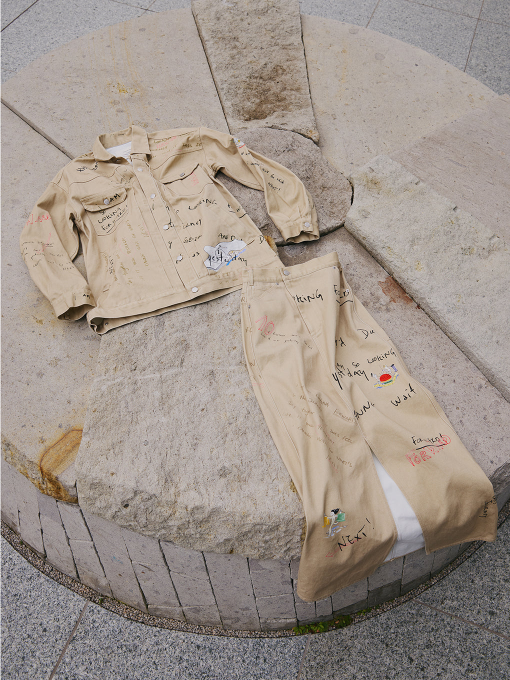 Gabrielle×Ameri 10TH HISTORY I LINE SKIRT