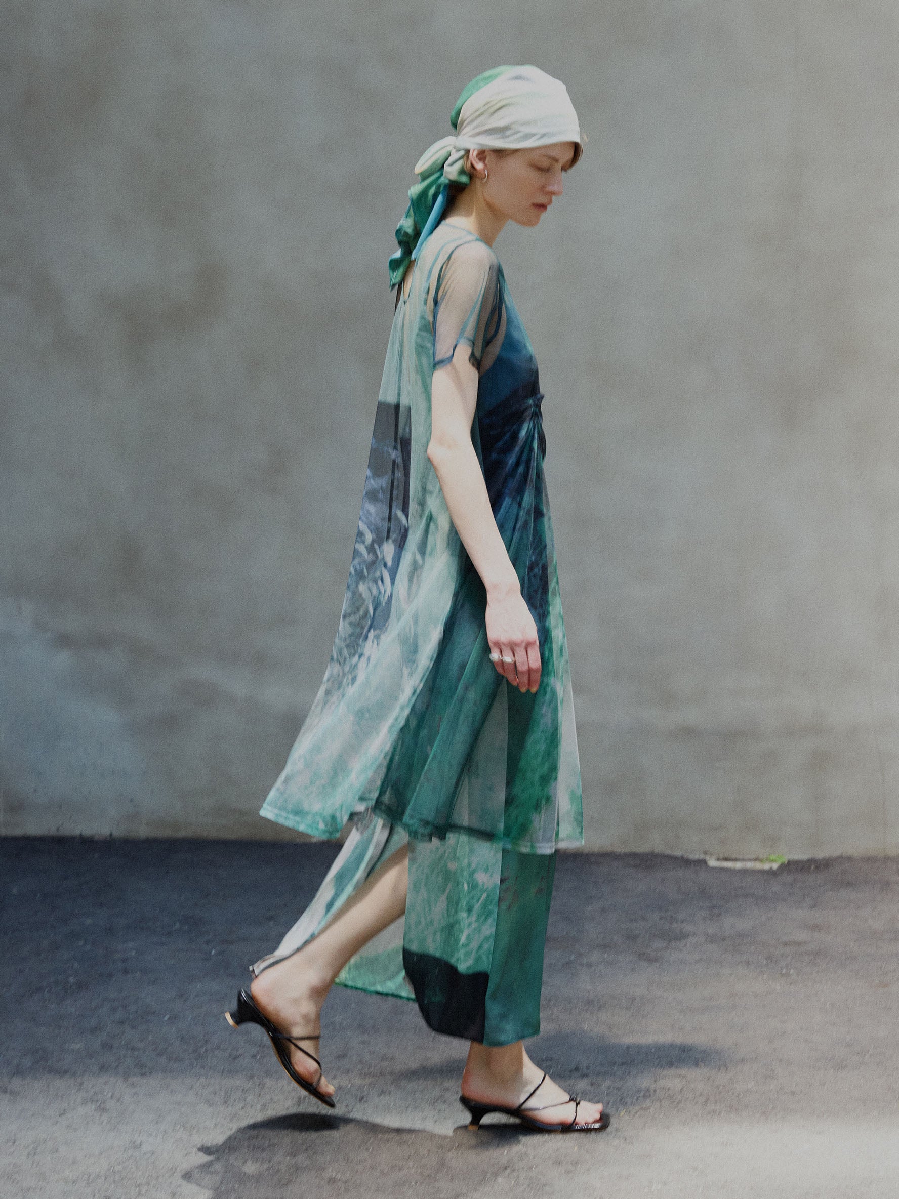 Silvia Conde Oliván×Ameri SHEER DRESS